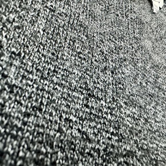 Madewell Structured Tie-Back Sweater Charcoal Heather Short Sleeve Top XXS F5125 - Picture 4 of 8